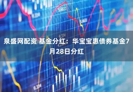 泉盛网配资 基金分红：华宝宝惠债券基金7月28日分红